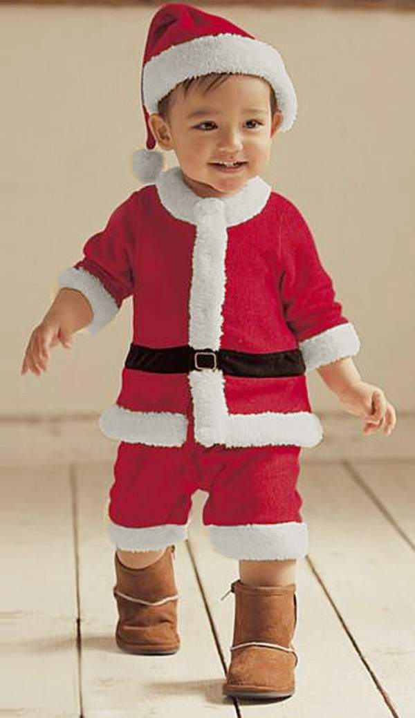 Новогодний костюм для мальчика "Санта"